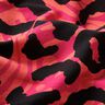 French terry, felpa estiva Leone e fiori – pink/arancione,  thumbnail number 6
