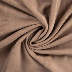 Velluto con retro in pelliccia Sherpa – marrone medio, 