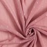 Chiffon Dobby gessato metallizzato – rosa antico scuro/argento effetto metallizzato,  thumbnail number 3
