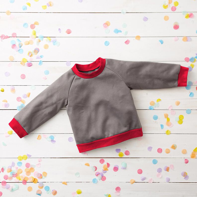 tessuto per bordi e polsini tinta unita – rosso,  image number 4