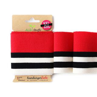 GOTS tessuto in maglia bio per bordi e polsini CUFF ME COLLEGE [140 cm | 7,5 cm] | Albstoffe, 