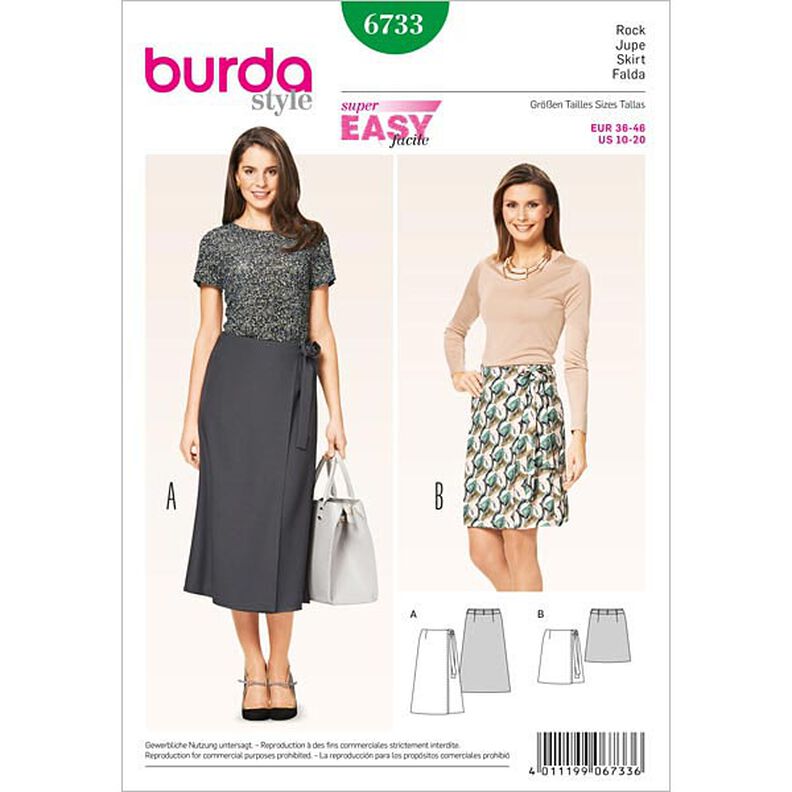 Gonna, Burda 6733,  image number 1