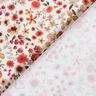 tessuto in cotone cretonne fiori di rosa – avorio/aragosta,  thumbnail number 4