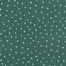 mussolina / tessuto doppio increspato piccoli pois – verde scuro/bianco,  thumbnail number 1