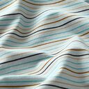 jersey di cotone Righe irregolari  – azzurro baby, 