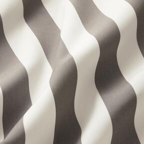tessuti da esterni tessuti canvas Rigato – grigio pietra/avorio, 