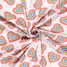 jersey di cotone Cuori variopinti – bianco lana,  thumbnail number 3