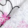 Fiori in voile stropicciato e motivo leopardato – bianco/nero,  thumbnail number 4