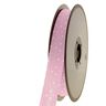 Nastro in sbieco stelle Cotone bio [20 mm] – rosa,  thumbnail number 2