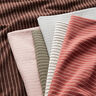 tessuto per camicette Misto cotone righe ampie – rosa/bianco lana,  thumbnail number 5