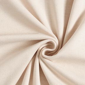 Costina tubolare per polsini con anelli stretti – beige/bianco lana | Resto 100cm, 