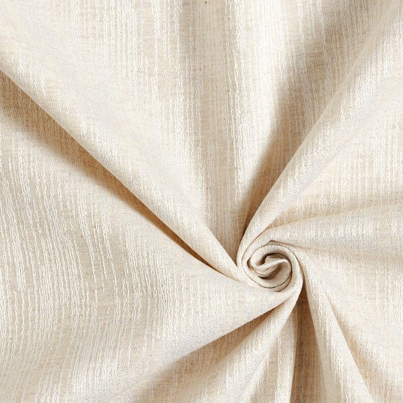 tessuto arredo Jacquard Tessuto astratto riciclato – naturale, image number 3