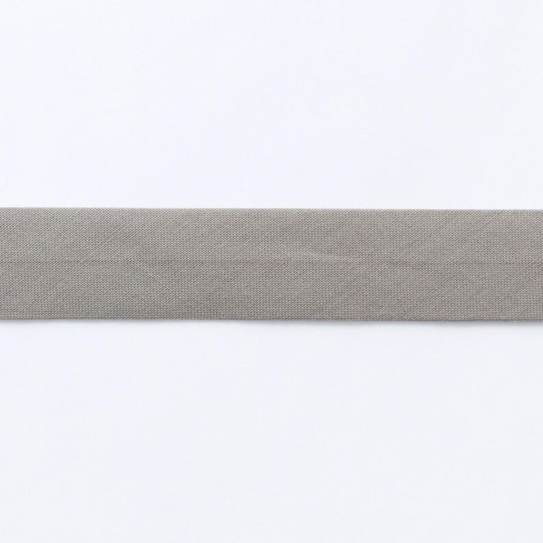 Nastro in sbieco Cotone bio [20 mm] – grigio,  image number 1