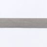 Nastro in sbieco Cotone bio [20 mm] – grigio,  thumbnail number 1