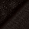 ciniglia maglia jacquard Glitter – nero/argento anticato effetto metallizzato,  thumbnail number 3