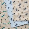 jersey di cotone Sensazione hawaiana – blu-argento,  thumbnail number 5