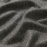 Tessuto per pantaloni in misto lana a righe melange – nero/bianco,  thumbnail number 2