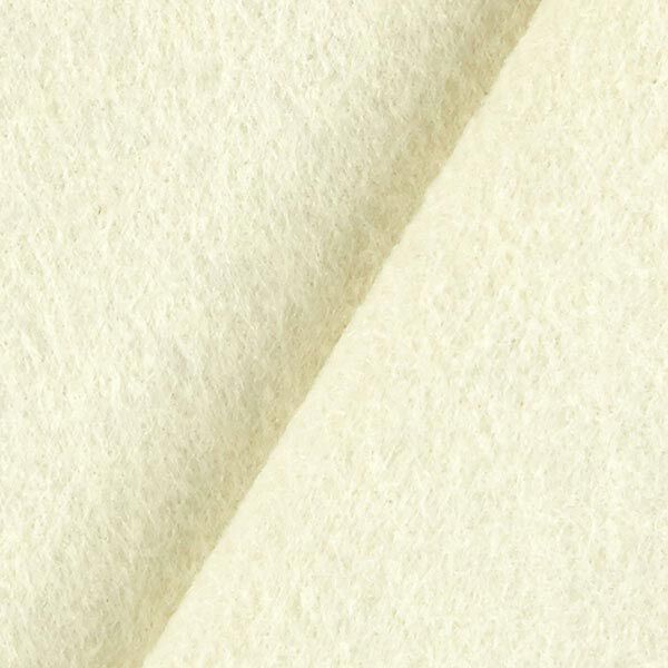 Feltro 90 cm / 1 mm di spessore – bianco lana,  image number 3