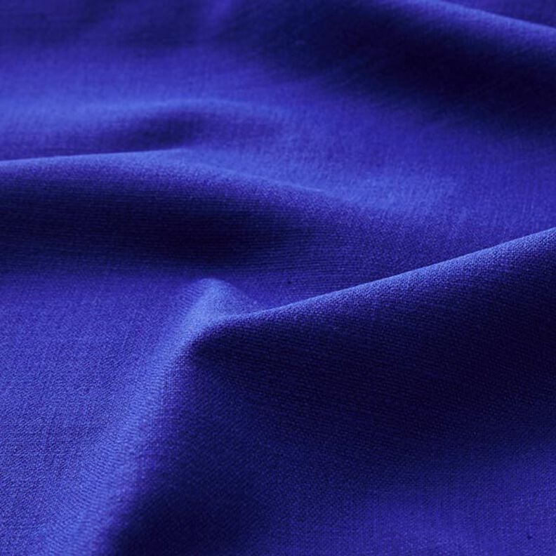 tessuto in misto lino stretch – blu reale, image number 3