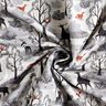 felpa garzata Animali della foresta astratti stampa digitale – grigio nebbia,  thumbnail number 4