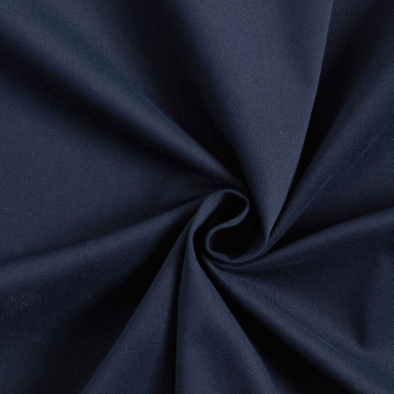 tessuto spinato in cotone stretch – nero-azzurro, image number 1