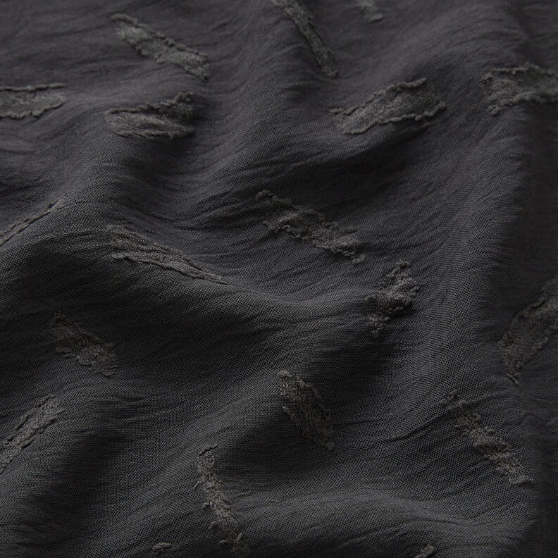 Jacquard Dobby a righe – nero,  image number 2