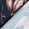 jersey di cotone Foglie scintillanti | Glitzerpüppi – blu notte/rosa antico scuro,  thumbnail number 4