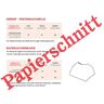 FRAU PENNY Poncho reversibile asimmetrico | Studio Schnittreif | Taglia unica,  thumbnail number 7