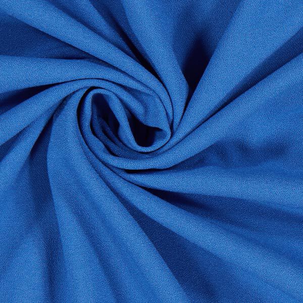 Georgette crêpe Moss – blu reale,  image number 2