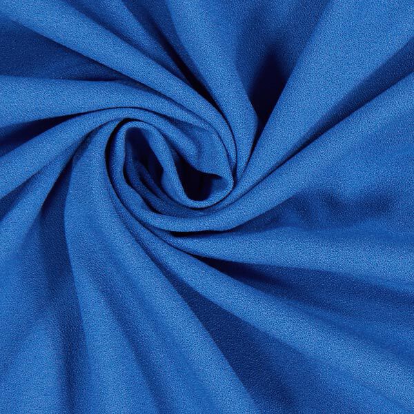 Georgette crêpe Moss – blu reale, image number 2
