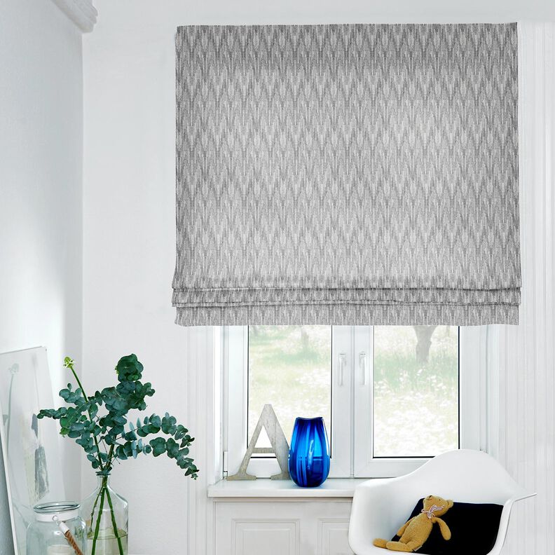 tessuto arredo Jacquard Tessuto astratto riciclato – grigio, image number 6