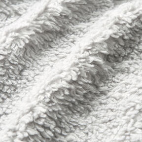 Sherpa Misto cotone tinta unita – grigio argento, 