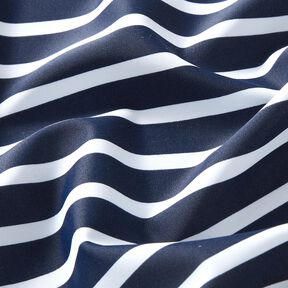 tessuto per costumi da bagno Righe navy – blu notte/bianco, 