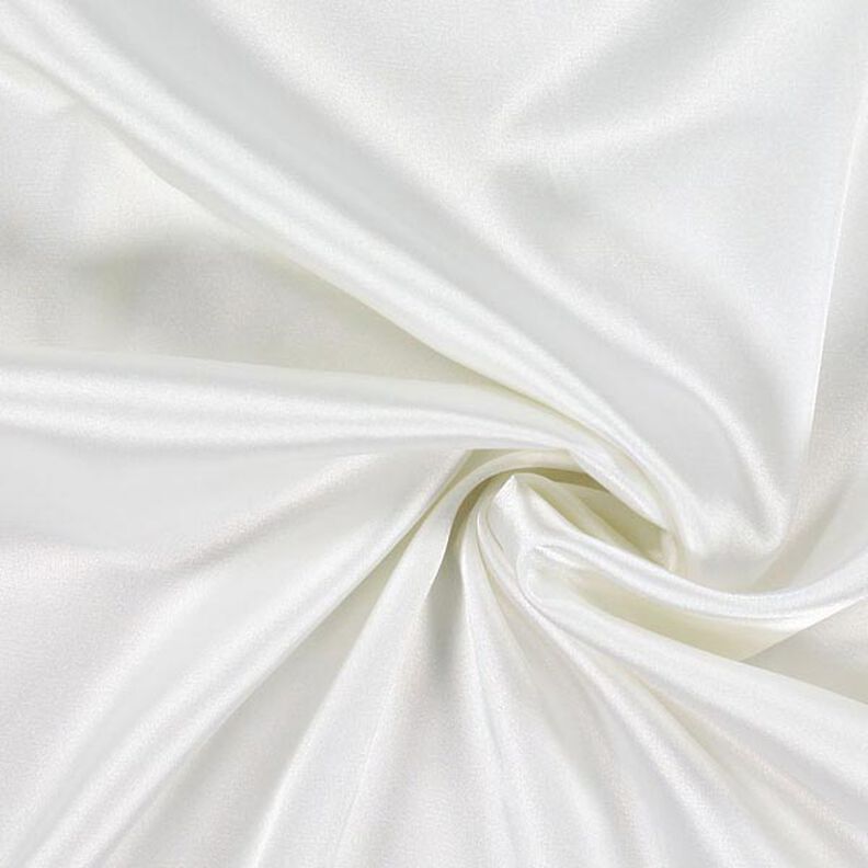 Stretch Satin – bianco,  image number 1