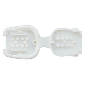capocorda Clip [Lunghezza: 20 mm] – bianco, 