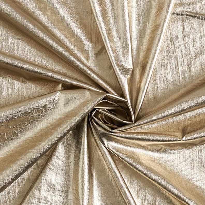 Tessuto leggero per camicetta Glamour – oro,  image number 1