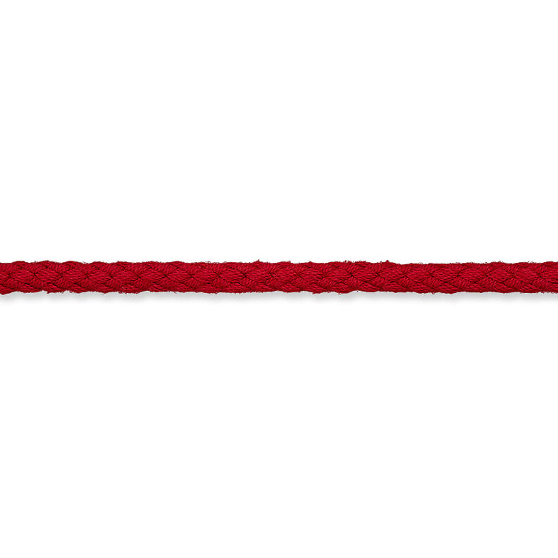 Cordoncino in cotone [Ø 5 mm] – rosso merlot,  image number 2
