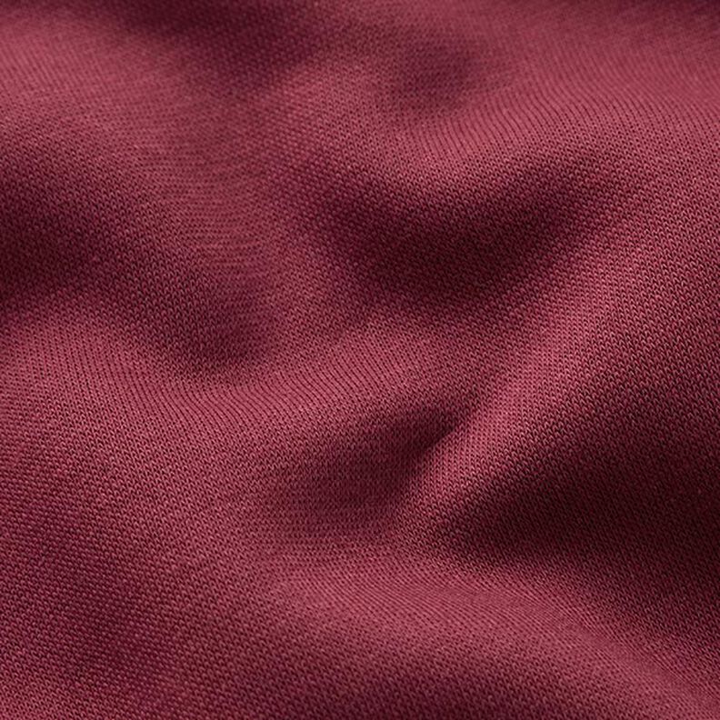 felpa garzata – rosso Bordeaux, image number 3