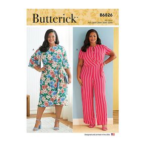 abito a portafoglio, Butterick B6826 | 52-58, 