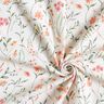 GOTS jersey di cotone Prato di fiori selvatici stampa digitale – avorio,  thumbnail number 3