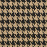 Tessuto per cappotto in tessuto misto cotone pied de poule – nero/anemone,  thumbnail number 1