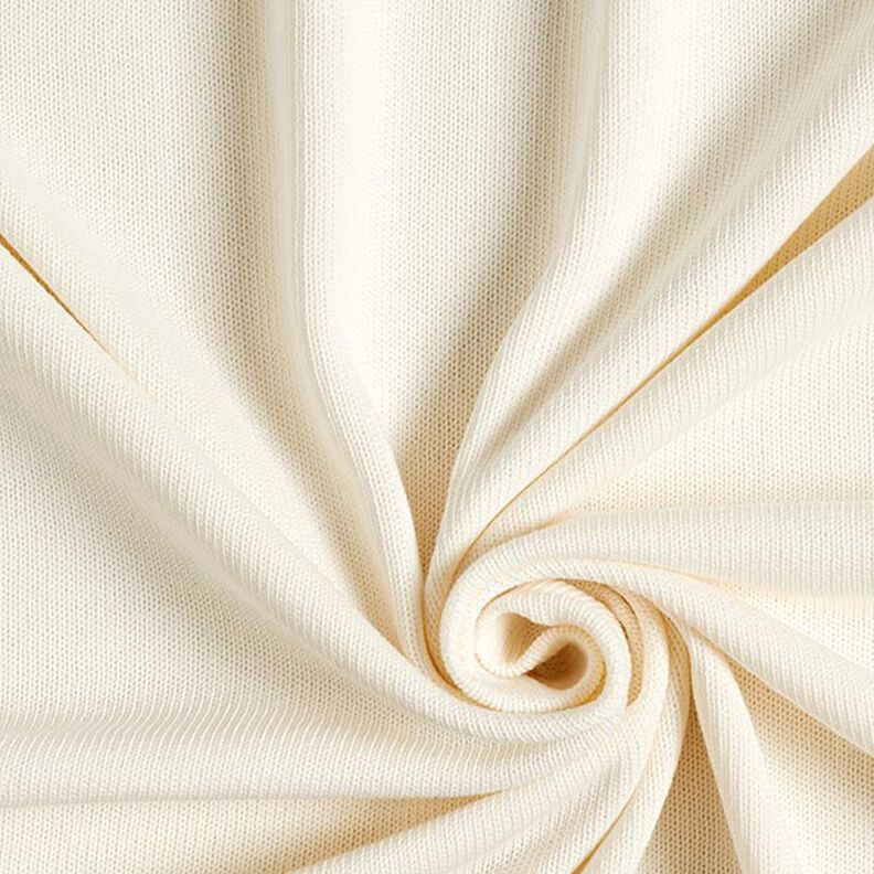 tessuto in maglia di cotone – crema,  image number 1