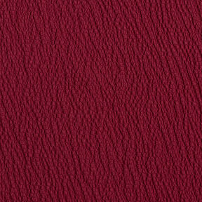 Tessuto leggero cloqué in tinta unita – rosso Bordeaux, 