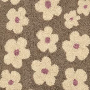 tessuto peluche fiori | Poppy Fabrics &ndash; duna/beige chiaro, 