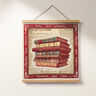 tessuto arredo, taglio di tessuto gobelin libri – beige,  thumbnail number 6