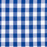 tessuto in cotone Quadro vichy 1,7 cm – blu reale/bianco,  thumbnail number 1