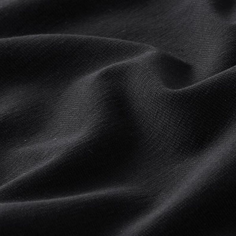 GOTS jersey di cotone | Tula – nero,  image number 2