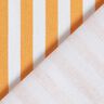 tessuto arredo mezzo panama righe longitudinali – arancio chiaro/bianco,  thumbnail number 4