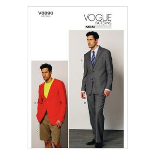 completo: giacca|shorts|pantalone, Vogue 8890 | 44 - 56, 