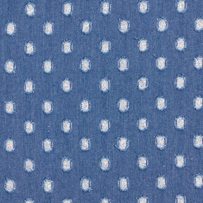 Denim a pois glitterati – colore blu jeans, 